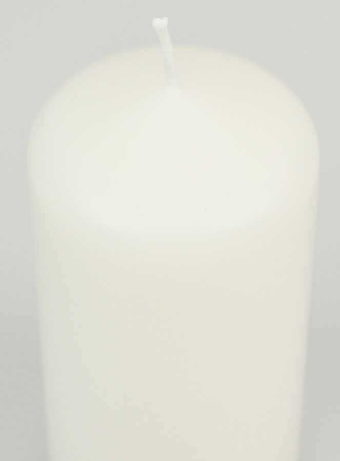 Vela Decorativa 12 cm - Blanco lechoso (pic 4)