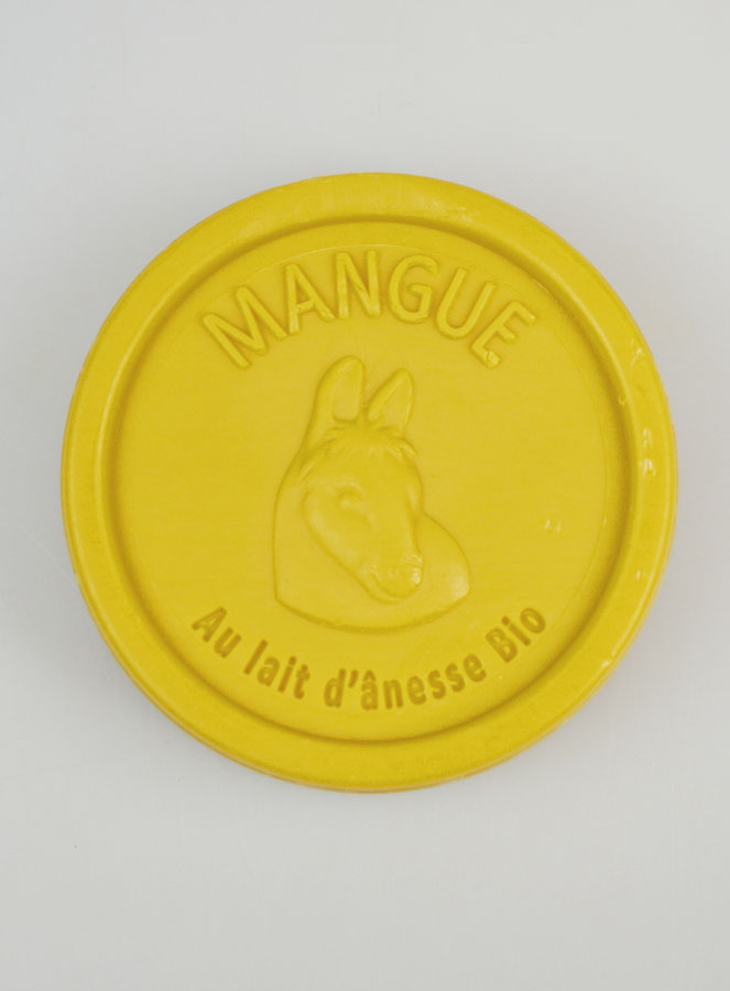 Jabón orgánico de leche de burra y mango - 100 g (pic 1)