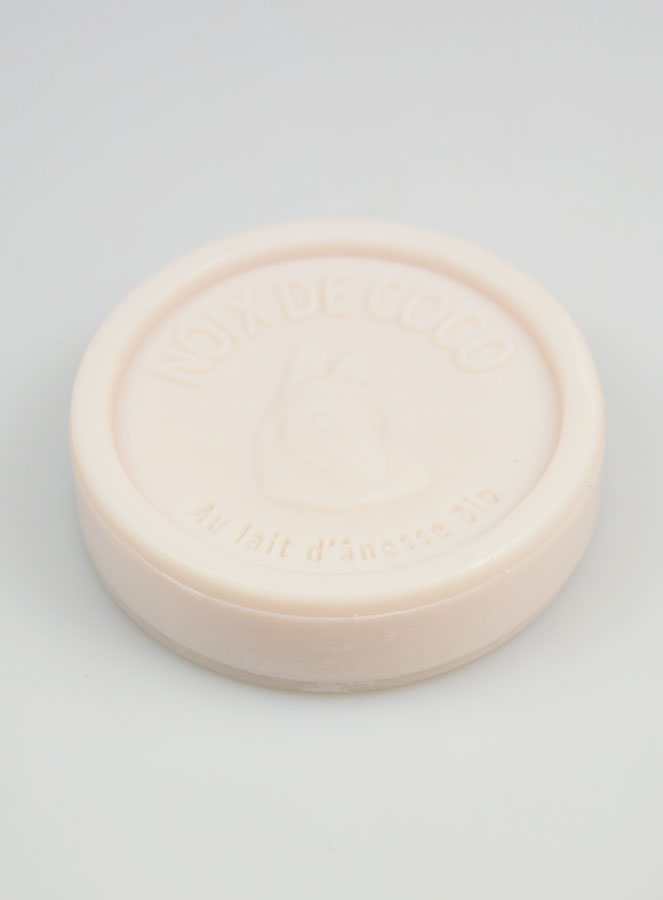 Jabón orgánico de leche de burra y coco - 100 g (pic 2)