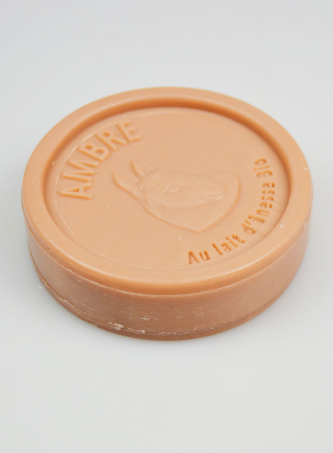 Jabón orgánico de leche de burra y ámbar - 100 g (pic 3)