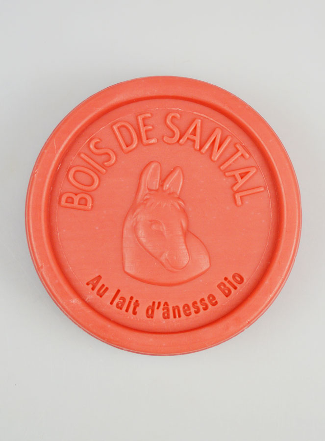 Jabón orgánico de leche de burra y sándalo - 100 g (pic 1)