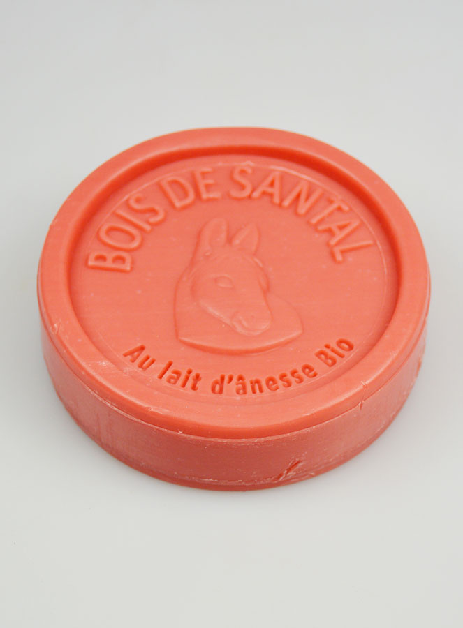 Jabón orgánico de leche de burra y sándalo - 100 g (pic 2)