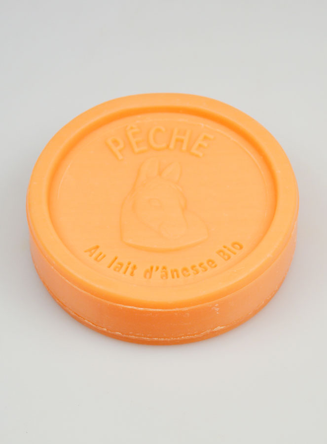 Jabón orgánico de leche de burra y melocotón - 100 g (pic 2)