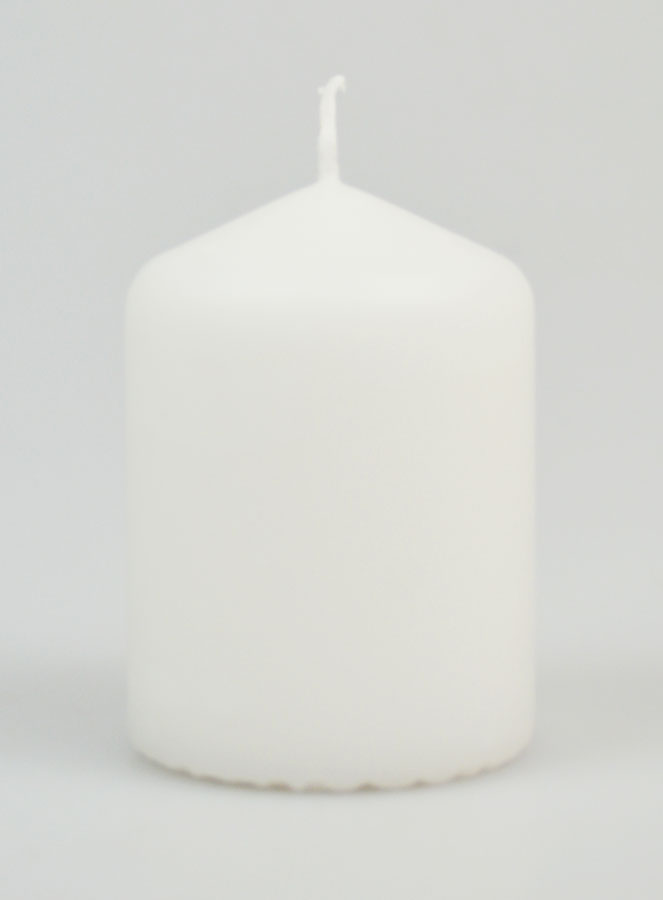 Vela Decorativa 8 cm - Blanco puro (pic 1)