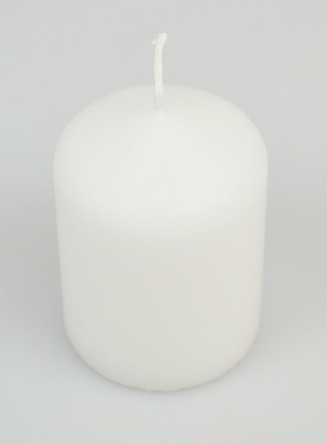 Vela Decorativa 8 cm - Blanco puro (pic 2)