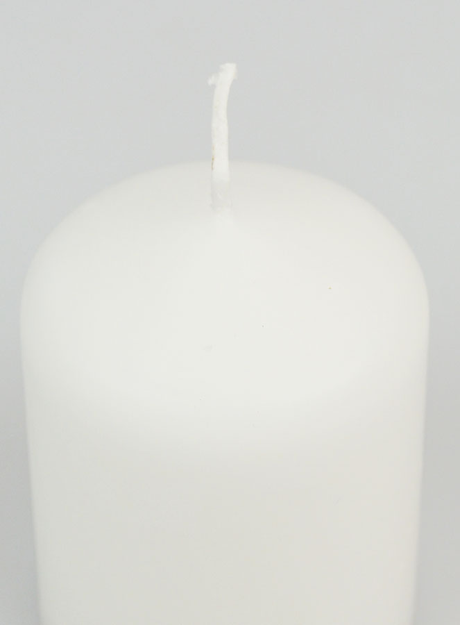 Vela Decorativa 8 cm - Blanco puro (pic 4)