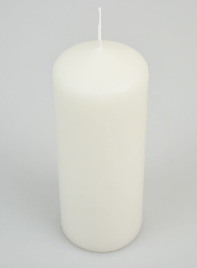 Vela Decorativa 15 cm - Blanco lechoso (pic 2)