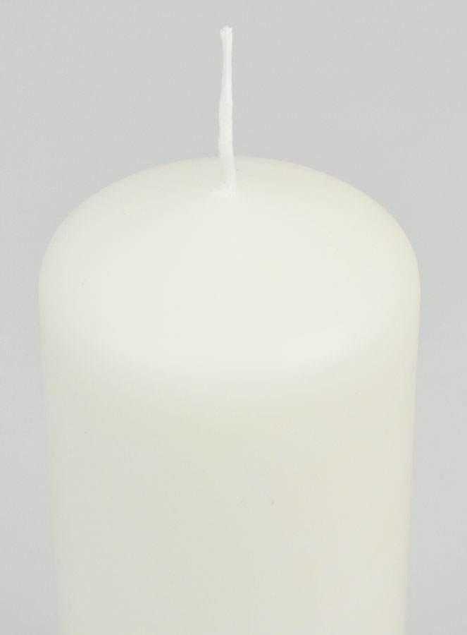Vela Decorativa 15 cm - Blanco lechoso (pic 4)