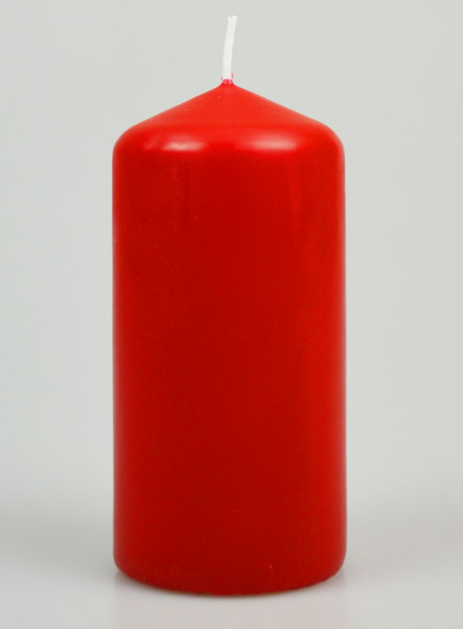 Vela Decorativa 12 cm - Roja (pic 1)