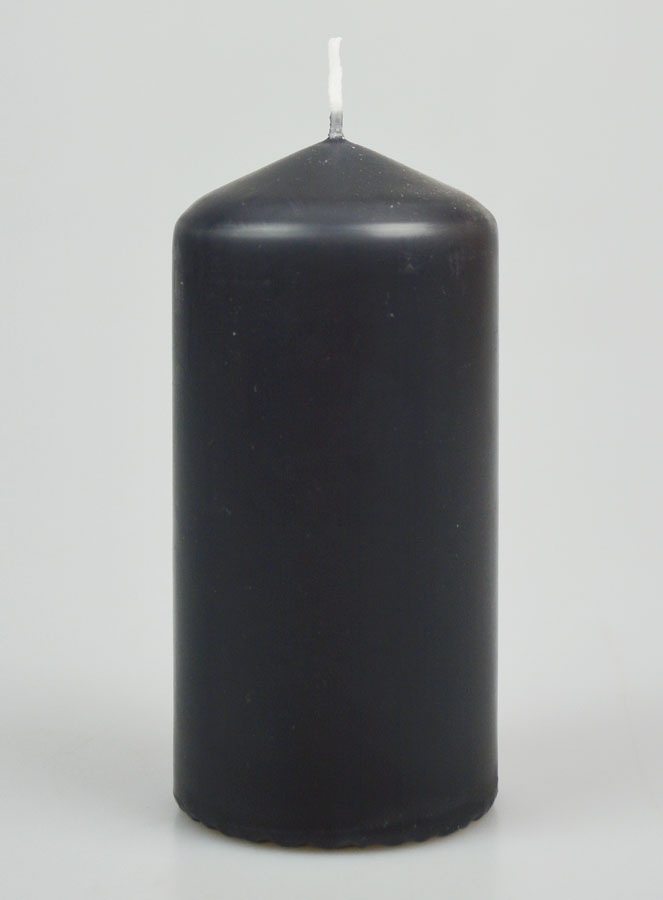 Vela Decorativa 12 cm - Antracita (pic 1)