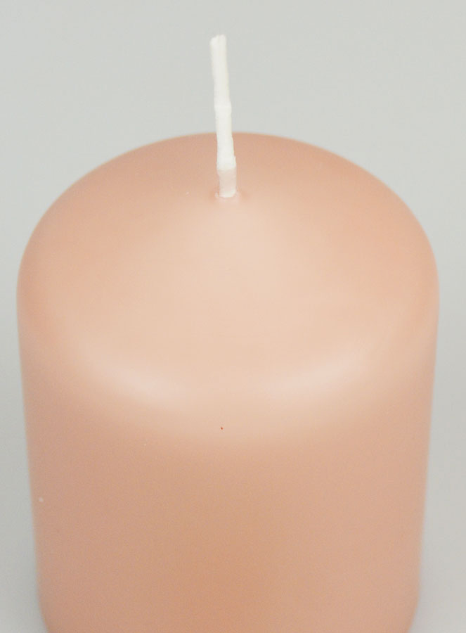 Vela Decorativa 8 cm - Rosa Antigua (pic 4)