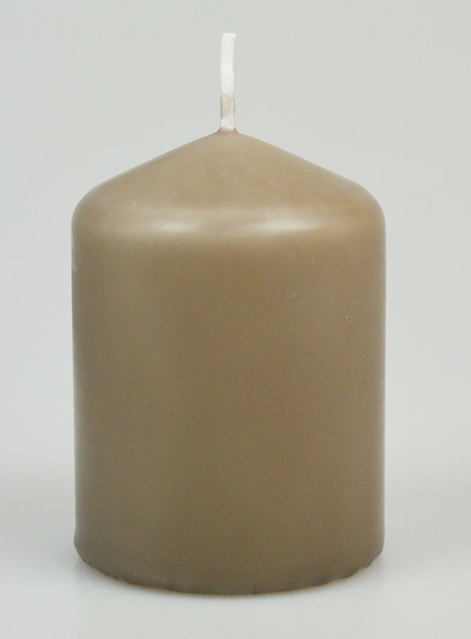 Vela Decorativa 8 cm - Color topo (pic 1)