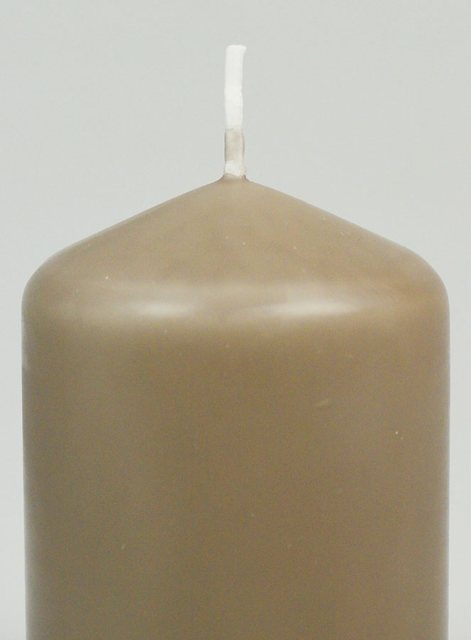 Vela Decorativa 8 cm - Color topo (pic 3)
