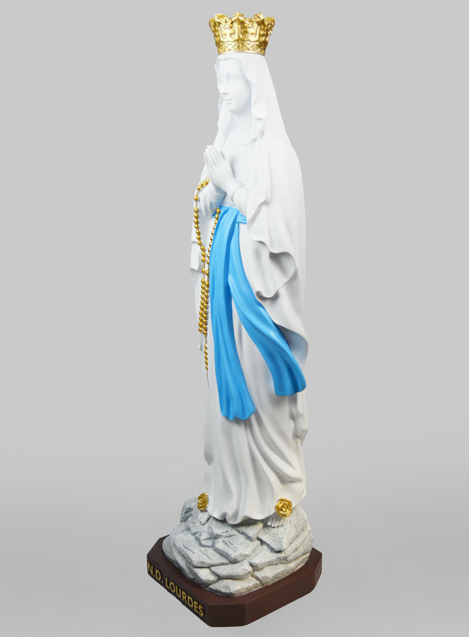 Estátua Maria Rainha do Céu Branca - 80 cm (pic 2)