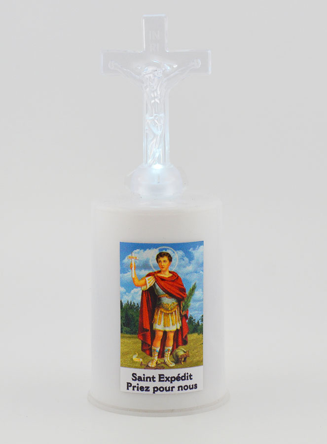 Vela de Iglesia con LED a San Expedito (pic 1)