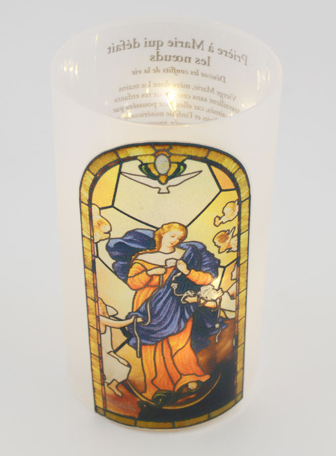 Portavelas LED - María Desatadora de Nudos y Oración (pic 4)