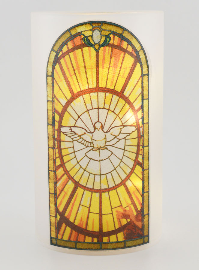 Portavelas LED - Espíritu Santo y Oración (pic 1)