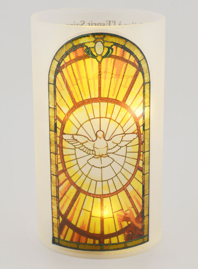 Regalo de Confirmación - Portavelas con Oración del Espíritu Santo (pic 1)