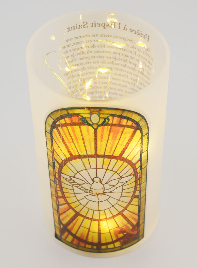Regalo de Confirmación - Portavelas con Oración del Espíritu Santo (pic 3)