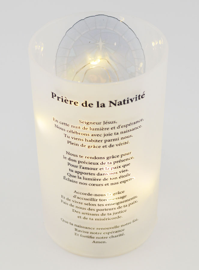 Portavelas LED y Oración - Natividad (pic 3)