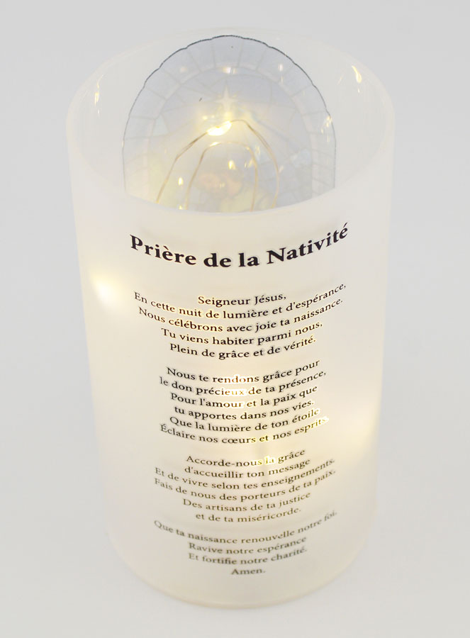 Regalo de Navidad - Portavelas LED y Oración de la Natividad (pic 3)