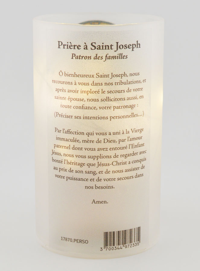 Portavelas LED y Oración - San José (pic 2)