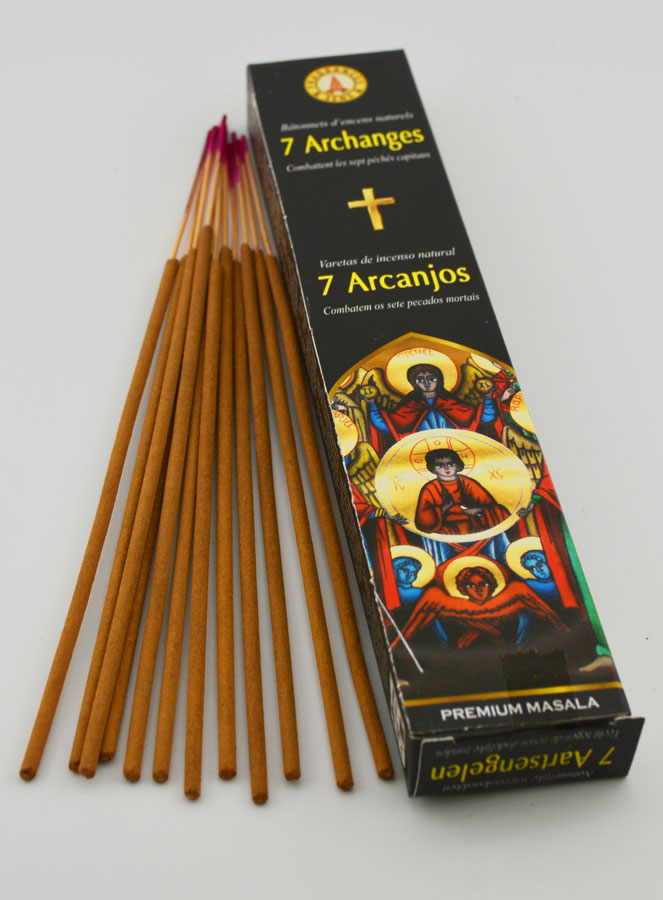 Incienso Masala Natural 7 Arcángeles - 15g (pic 2)