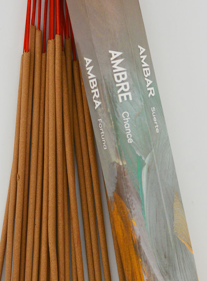 Varitas de incienso ámbar 30 g - Sin carbón (pic 3)