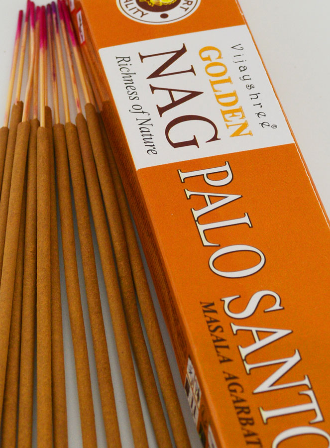 Incienso Masala Golden Nag - Palo Santo (pic 4)