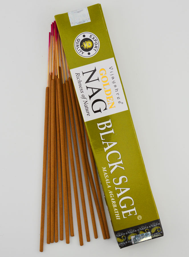 Incienso Masala Golden Nag - Salvia Negra (pic 1)