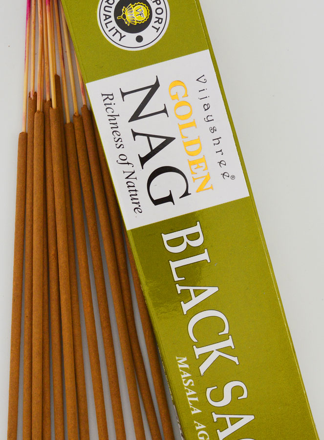 Incienso Masala Golden Nag - Salvia Negra (pic 3)