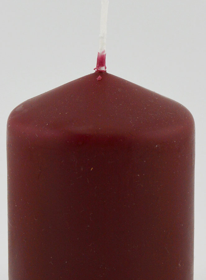 Vela Decorativa 8 cm - Burdeos (pic 3)