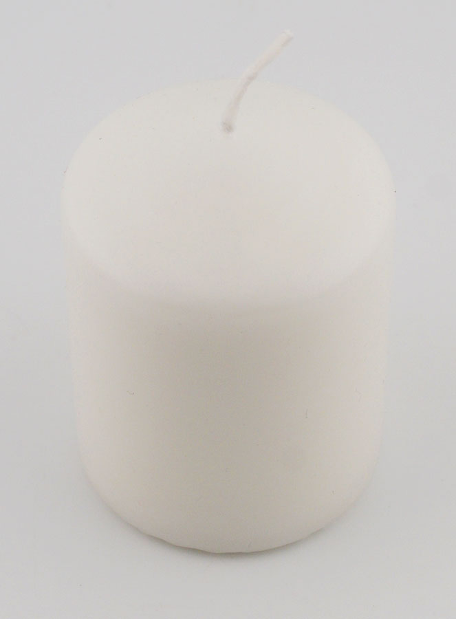 Vela Decorativa 8 cm - Blanco lechoso (pic 2)