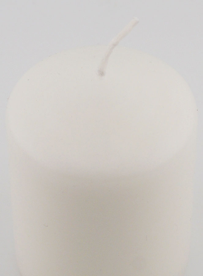 Vela Decorativa 8 cm - Blanco lechoso (pic 4)