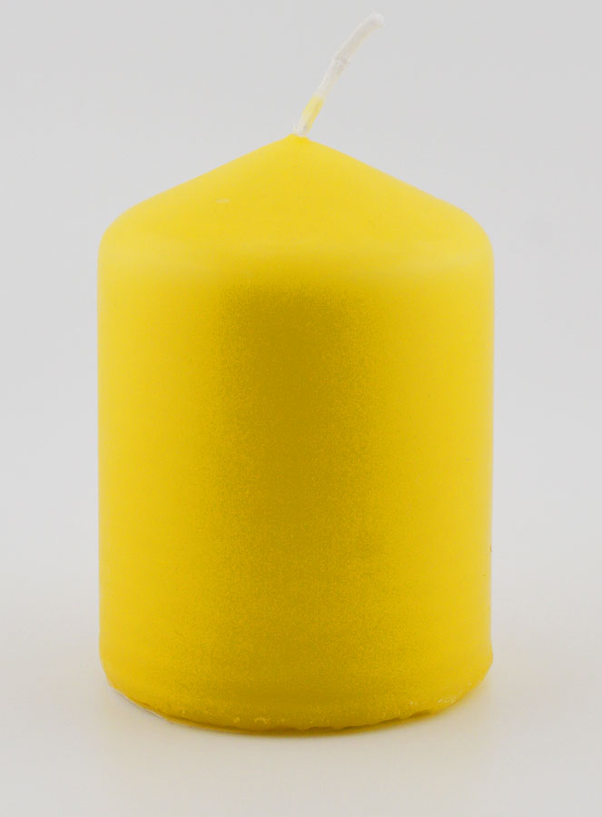 Vela Decorativa 8 cm - Amarillo (pic 1)