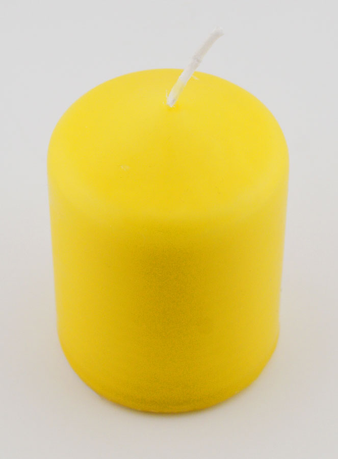 Vela Decorativa 8 cm - Amarillo (pic 2)