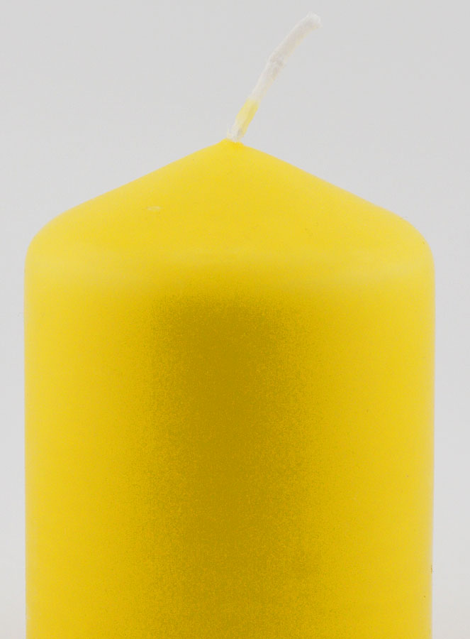 Vela Decorativa 8 cm - Amarillo (pic 3)