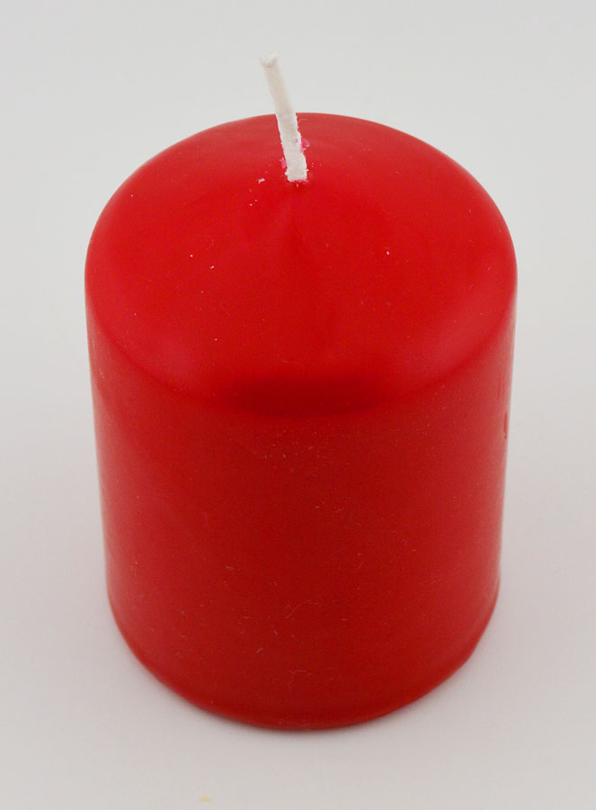 Vela Decorativa 8 cm - Rojo (pic 2)