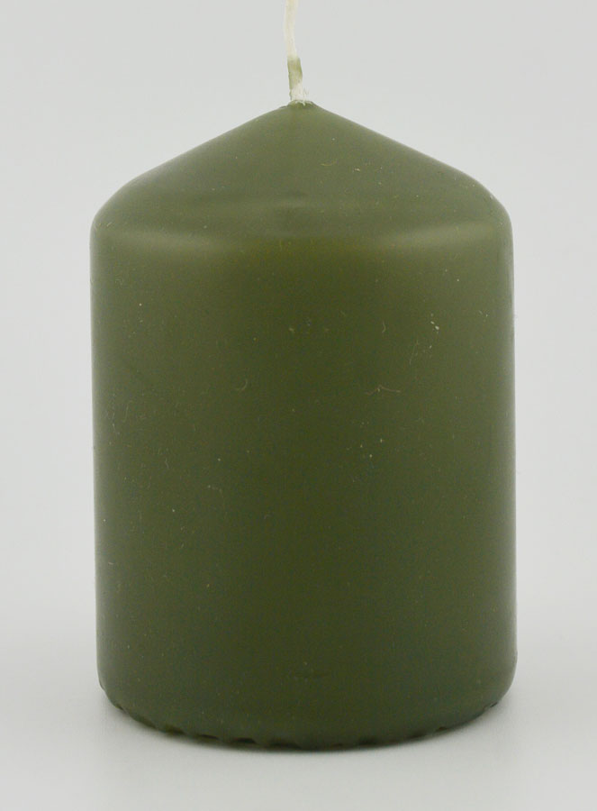 Vela Decorativa 8 cm - Verde Oliva (pic 1)