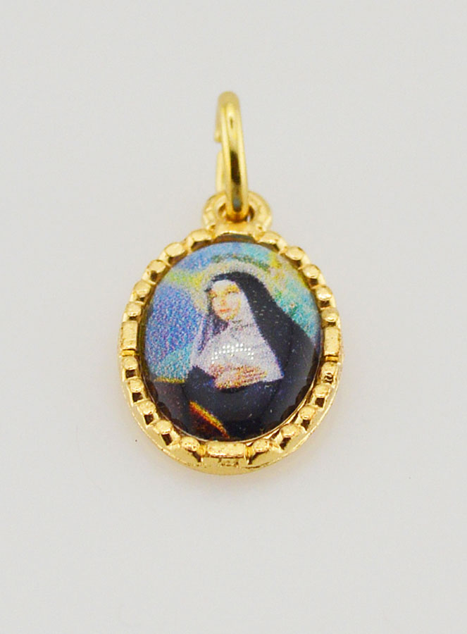 Medalha Borda Torcida 15 mm - Santa Rita (pic 2)