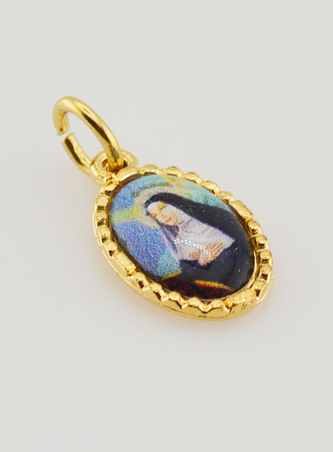 Medalha Borda Torcida 15 mm - Santa Rita (pic 3)