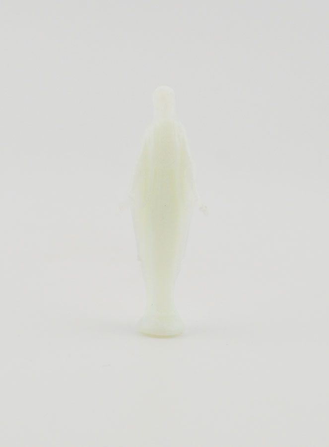 Estátua da Virgem Milagrosa Fluorescente Com Cartão - 8 cm (pic 2)