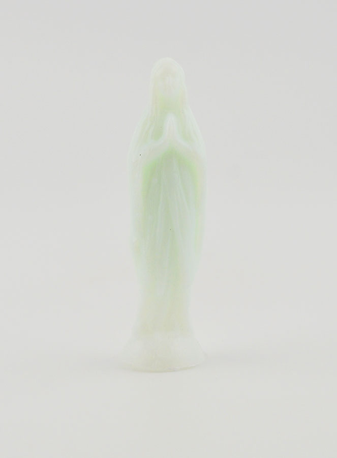 Estátua de Nossa Senhora de Lourdes Fluorescente Com Cartão - 8 cm (pic 2)