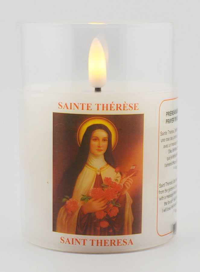 Vela Votiva LED - Oração de Santa Teresa (pic 1)