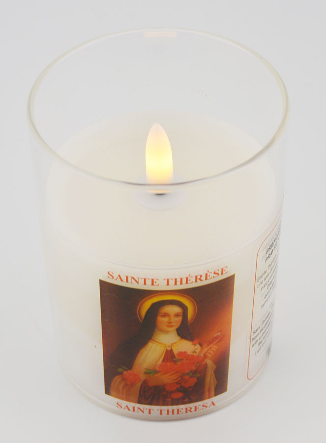 Vela Votiva LED - Oração de Santa Teresa (pic 2)