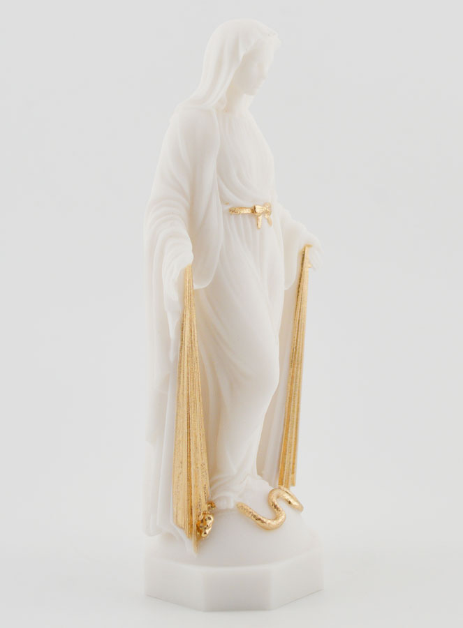 Estatua de la Virgen Milagrosa con los Rayos Dorados - 12 cm (pic 3)