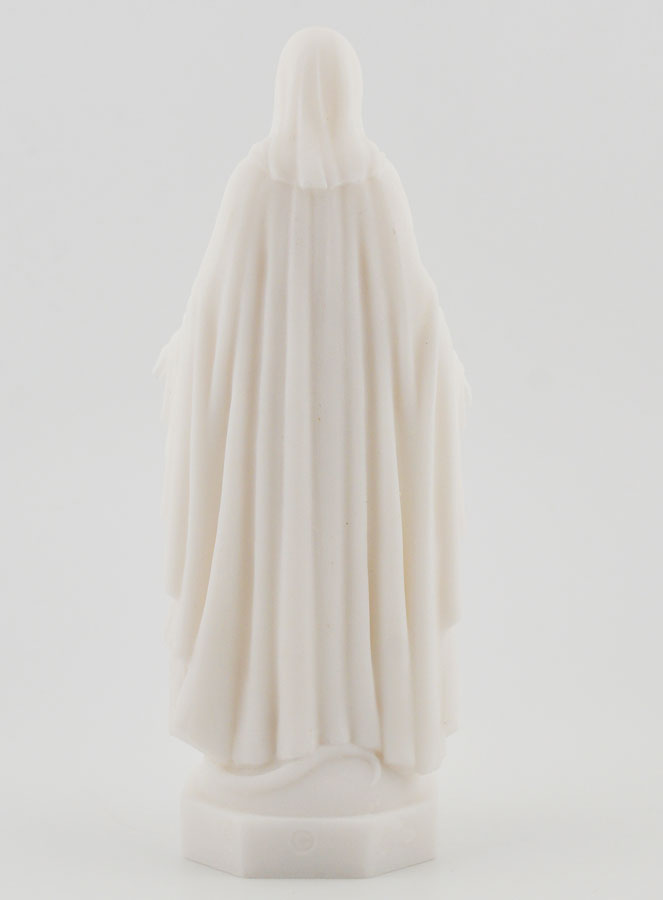 Estatua de la Virgen María Milagrosa en Alabastro - 12 cm (pic 4)
