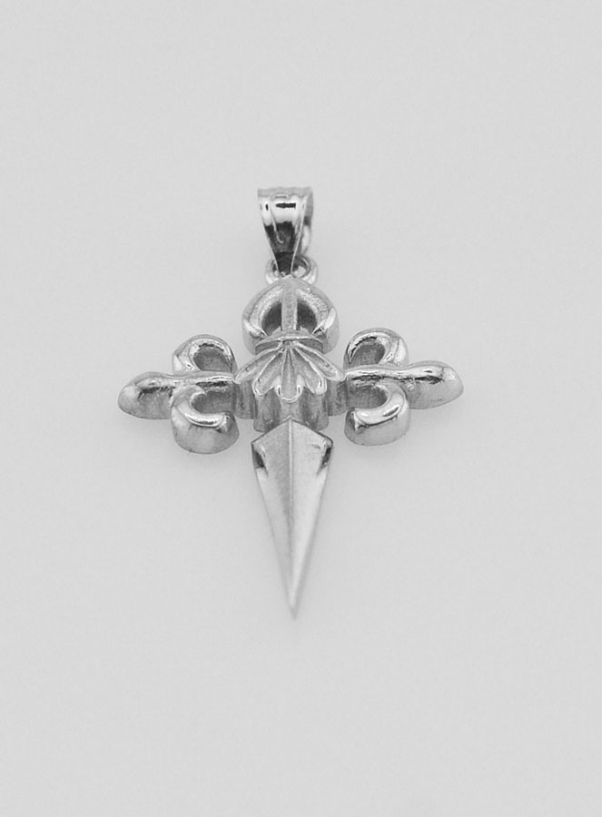 Cruz de Santiago de Compostela en Plata - 20 mm (pic 2)