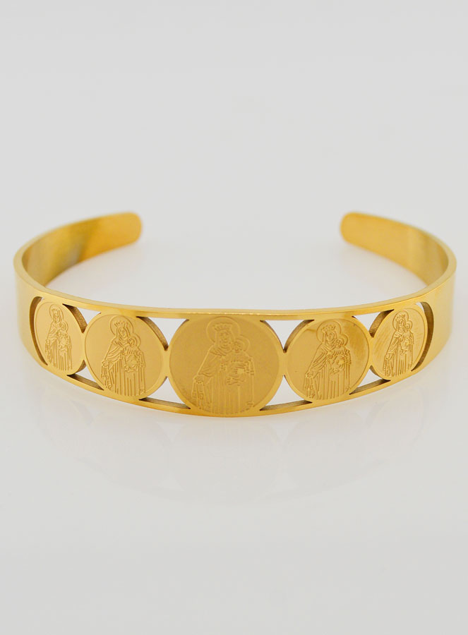 Brazalete dorado de Nuestra Señora del Monte Carmelo (pic 1)
