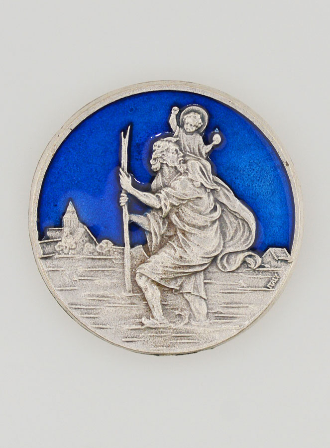 Placa Magnética para Coche de San Cristóbal - 3,5 cm (pic 1)